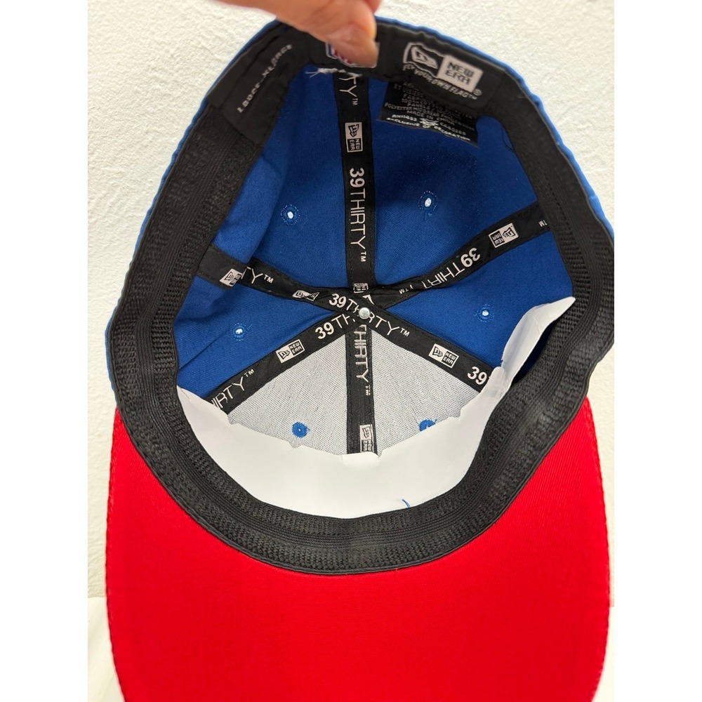 New Era NY Giants 39THIRTY Stretch Fit Hat Blue Red L/XL New - Picture 8 of 8